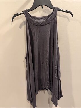 American Eagle Outfitters Charcoal Sleeveless Swing Tank